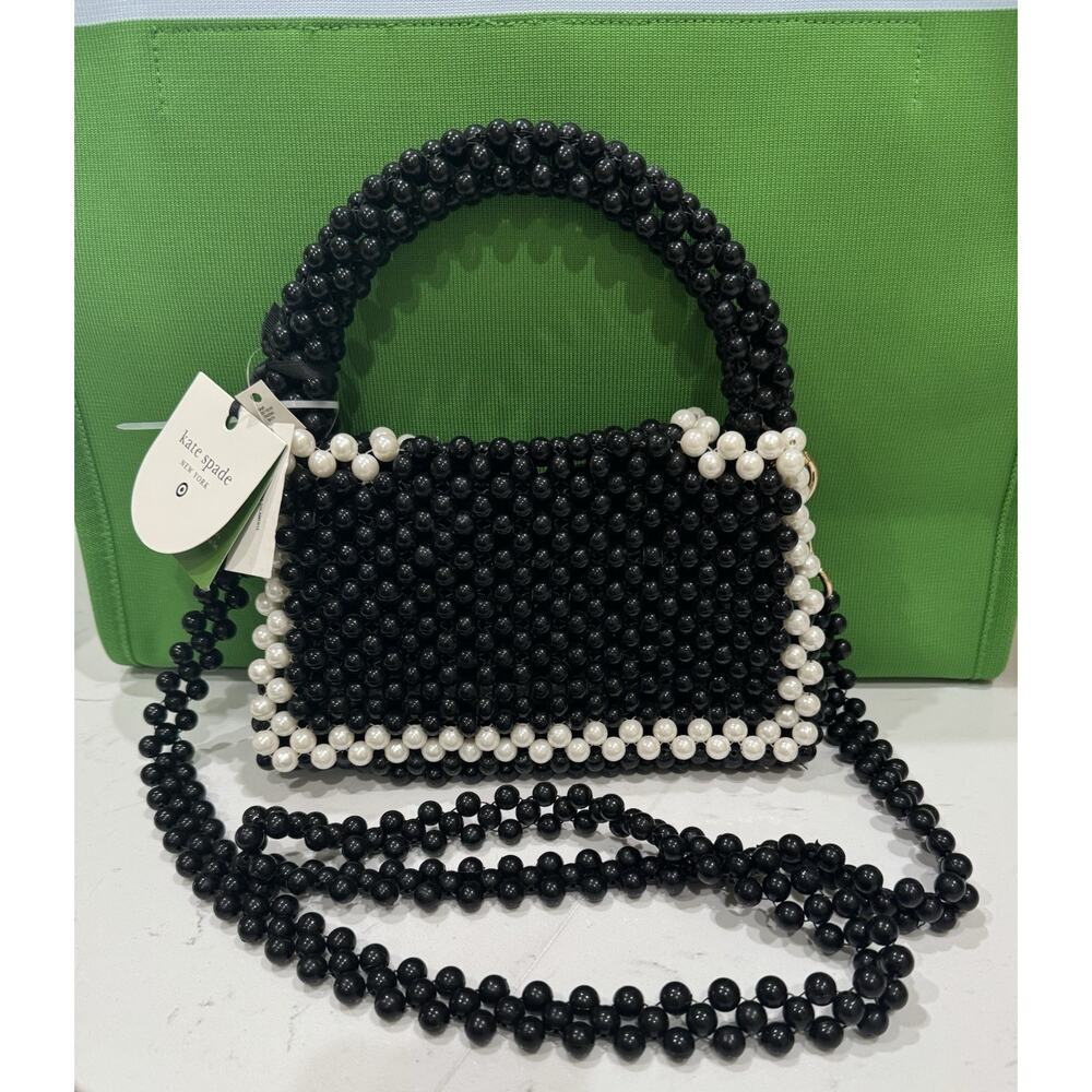Kate Spade x Target Beaded Black Handbag NEW - Picture 2 of 4